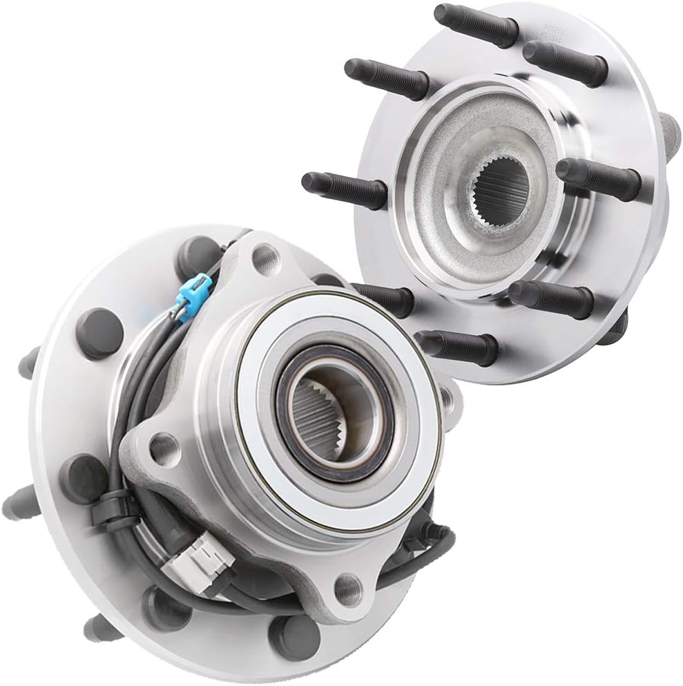 [2-Pack] 515058 FRONT Wheel Hub Bearing Assembly Compatible With [4WD ONLY] [Chevrolet] Avalanche 2500, Silverado (1500/2500/3500 Series) [GMC] Sierra (1500/2500/3500 Series) Yukon XL 2500, Hummer H2