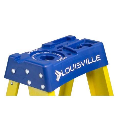 Louisville Ladder 5-Feet Fiberglass Step Ladder 250-Pound Capacity FS2005