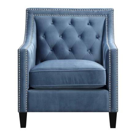 Picket House Furnishings Teagan Accent Chair in Marine Blue