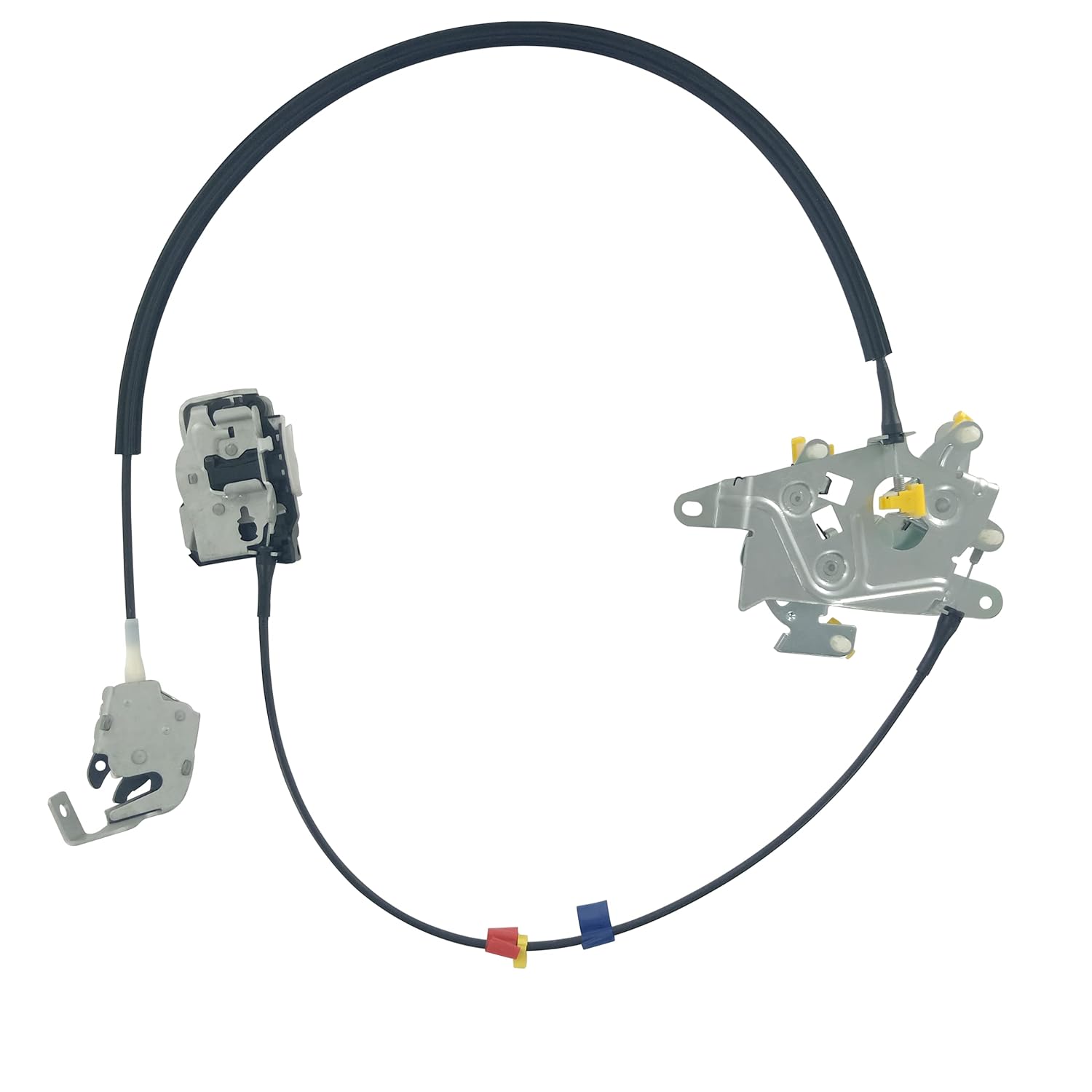 S SONLEE Car Rear Left Side Door Lock Latch & Cable Assembly Compatible with Ford F250 F350 F450 F550 Super Duty 1999-2007 Replace# 6C3Z-28264A01-A