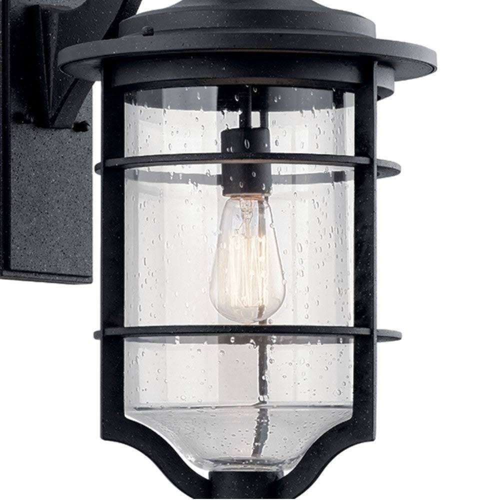 Kichler Lighting 49128DBK Royal Marine Outdoor Wall Light, Distressed Black