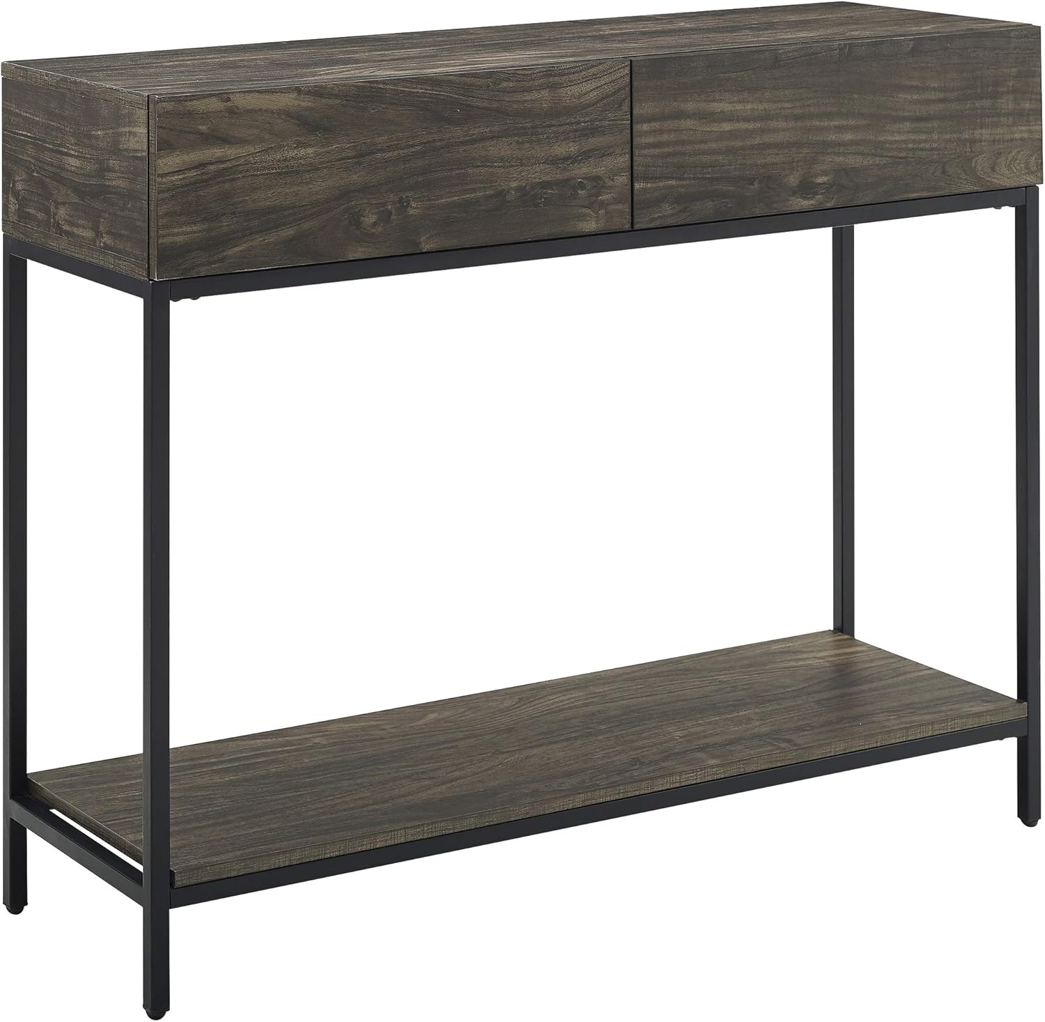 Crosley Furniture Jacobsen Console Table, Brown Ash