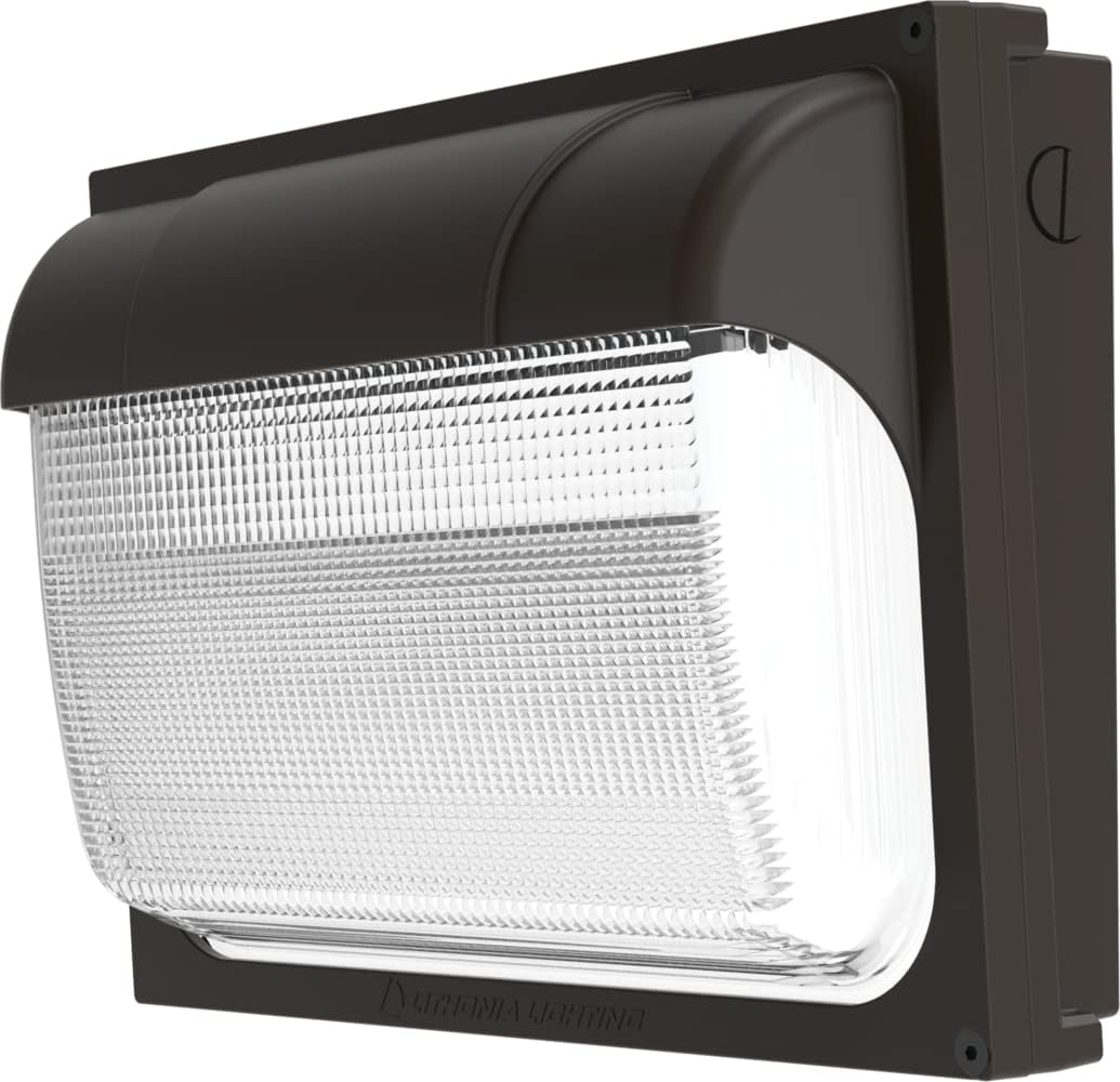 Lithonia Lighting ALO 40K DDBTXD Bronze Outdoor TWX2 LED Adjustable Light Output 4000K MVOLT Glass Wall Pack in Textured