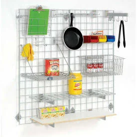 Nexel Wg4872gn Space-wall Wire Grid, Poly-green, 48x22W x 72x22L