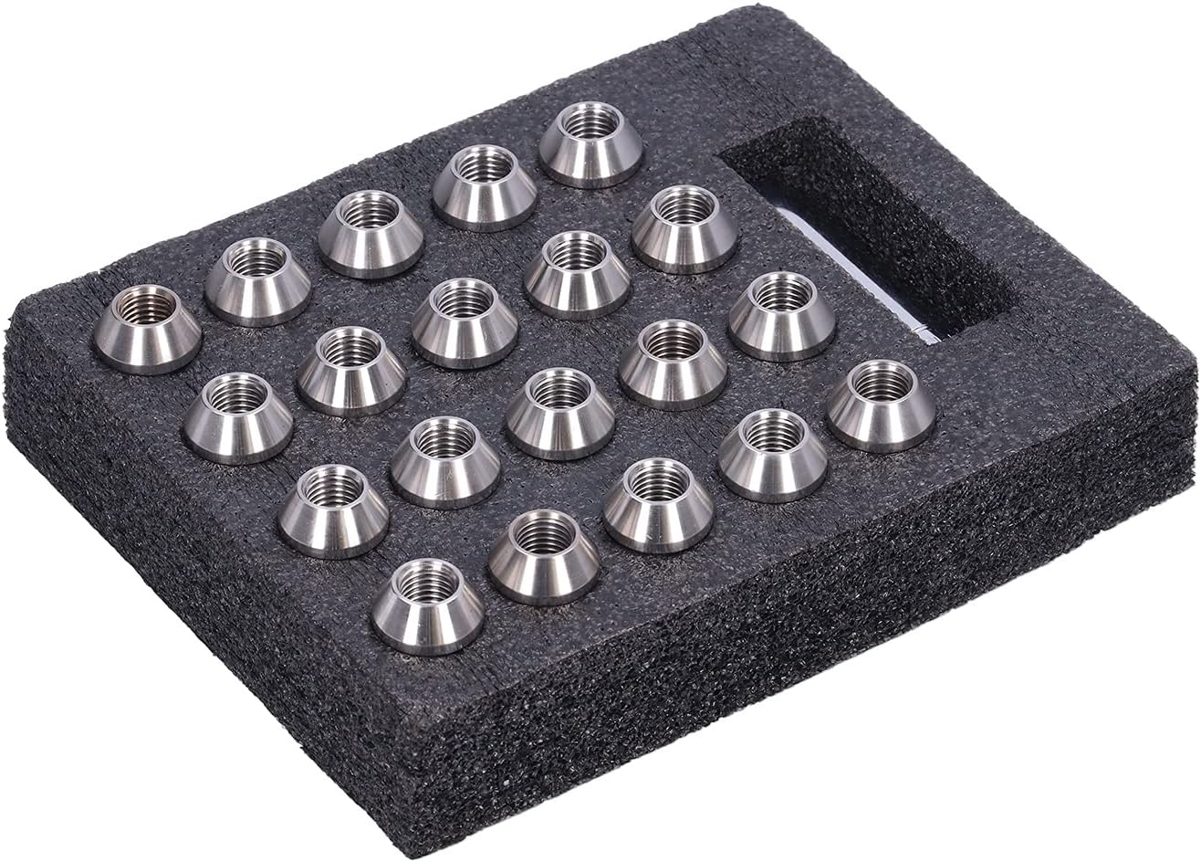 KIMISS Lug Nuts Wheel,Lug Nuts Wheel Nut M12x1.5 Wheel Nut Stainless Steel Lug Nuts Wheel Lug Nuts Car Accessory