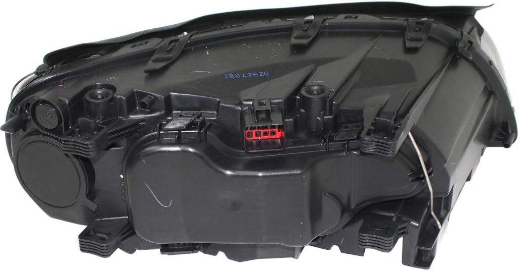 For Volvo S80 2007 Headlight Assembly Halogen Type Black Bezel Driver Side