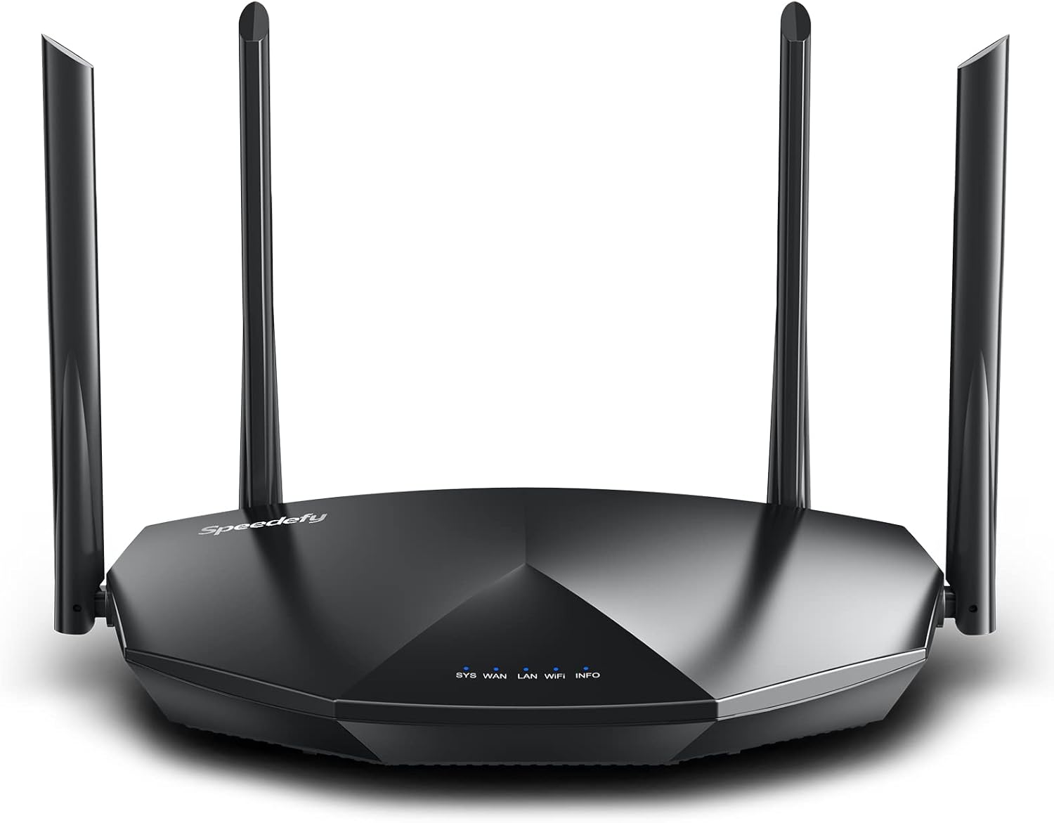 Speedefy High Speed Pro WiFi Router - Dual Band AC2100 Wireless Router for Streaming & Gaming, Up to 35 Devices, 2000 sq.ft Coverage, 4X4 MU-MIMO, USB Port, Parental Control (Model: K8)