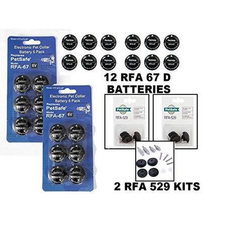 High Tech RFA 67 Batteries Alternative 12 Pack Plus PetSafe 2 RFA 529 Kits