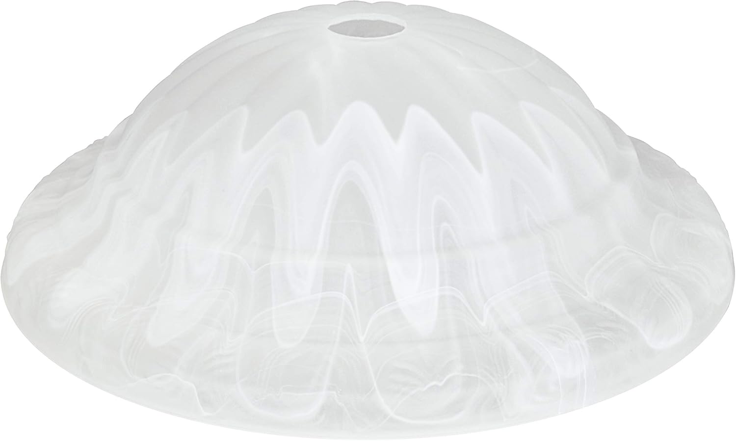 Aspen Creative Alabaster 23091-01 Transitional Style Replacement Torchiere Glass Shade, 5-1/8