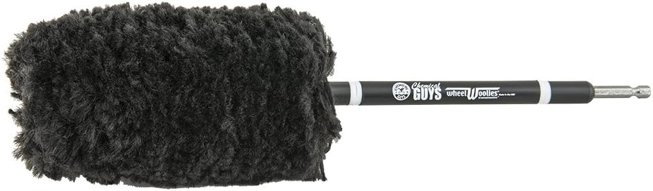 Chemical Guys ACC401 Power Woolie Microfiber Wheel Brush with Drill Adapter Pack of 2