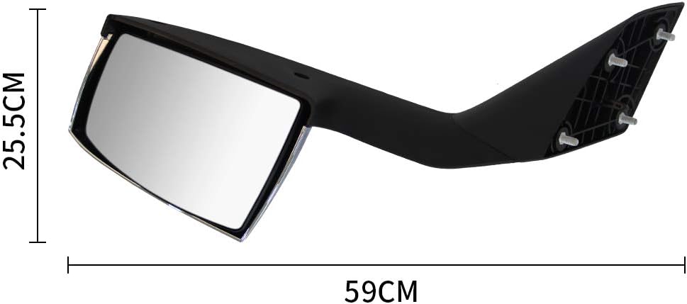 LEAVAN Hood Mirrors Truck Assembly Driver (Left Side) and Passenger (Right Side) Pair(Black) Black Hood Mirrors for VOLVO VNL,Suitable for Suitable for Volvo VNL 2000-2015