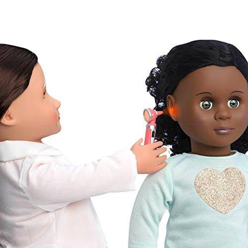 Our Generation 18 inch Doctor Doll Deluxe Set Nicola Medical Accessories Stem