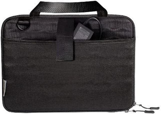 MAXCases Explorer 4 Rigid Laptop Work-In Case Shock Absorbing Ballistic Nylon Material | Slim Design, Weather-Proof Exterior w/Pocket (Black) (14 Inch) Pack of 2