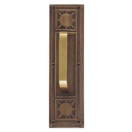 Brass Accents Nantucket Pull Plate Finish: Aged Brass