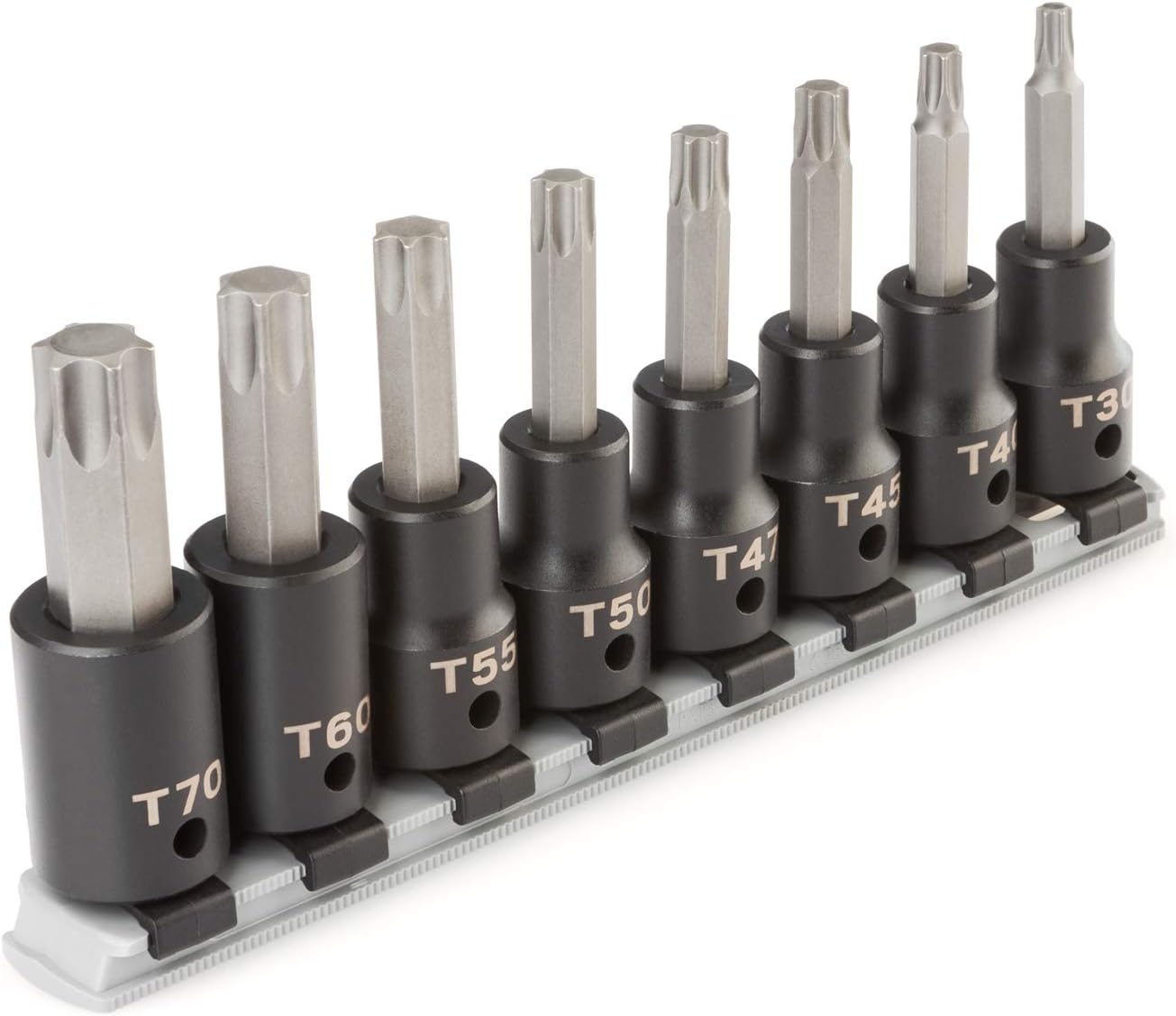 TEKTON 1/2 Inch Drive Hex Impact Bit Socket Set, 24-Piece (1/4-3/4 in, 6-19 mm) | SIB92311