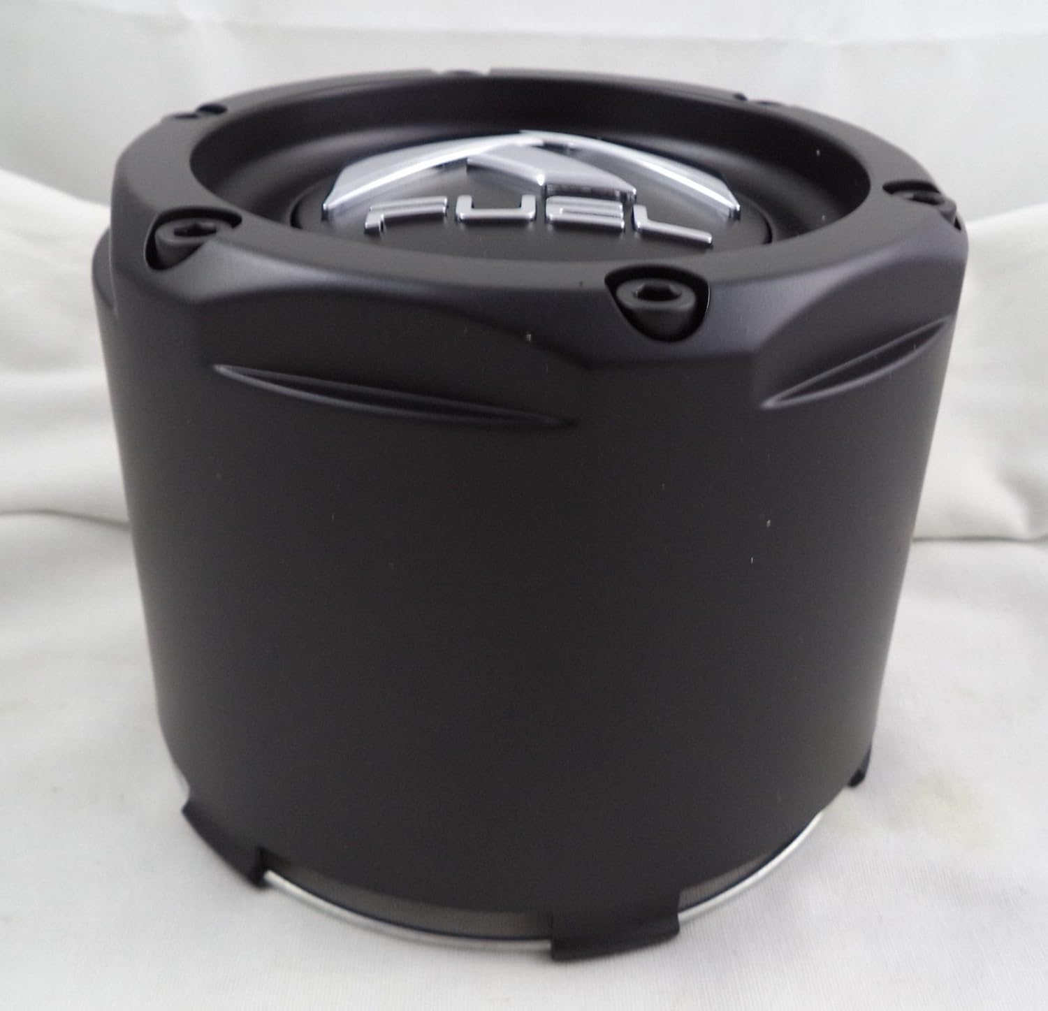 Fuel Matte Black Black Rivets Custom Wheel Center Caps Set of Two (2) 1003-50MB