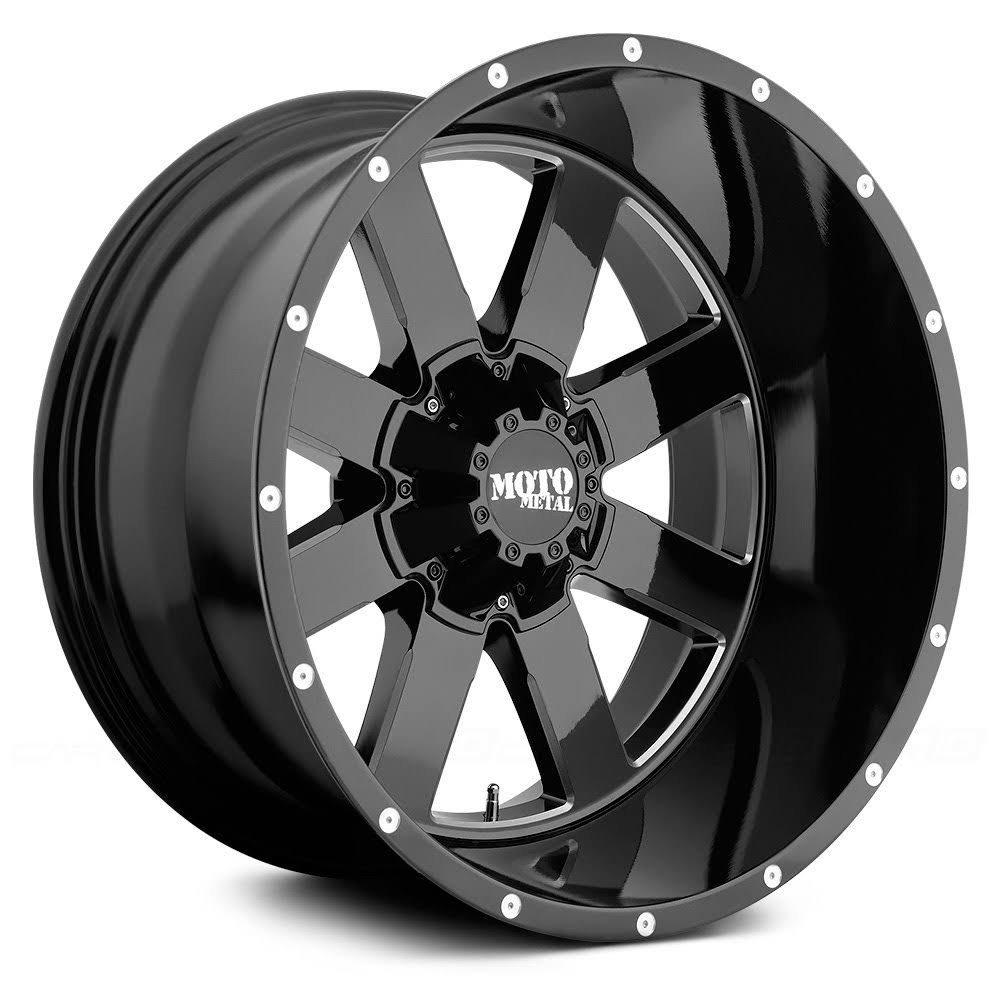 Moto Metal MO962 20x9 Blank Gloss Black Milled (0 mm)