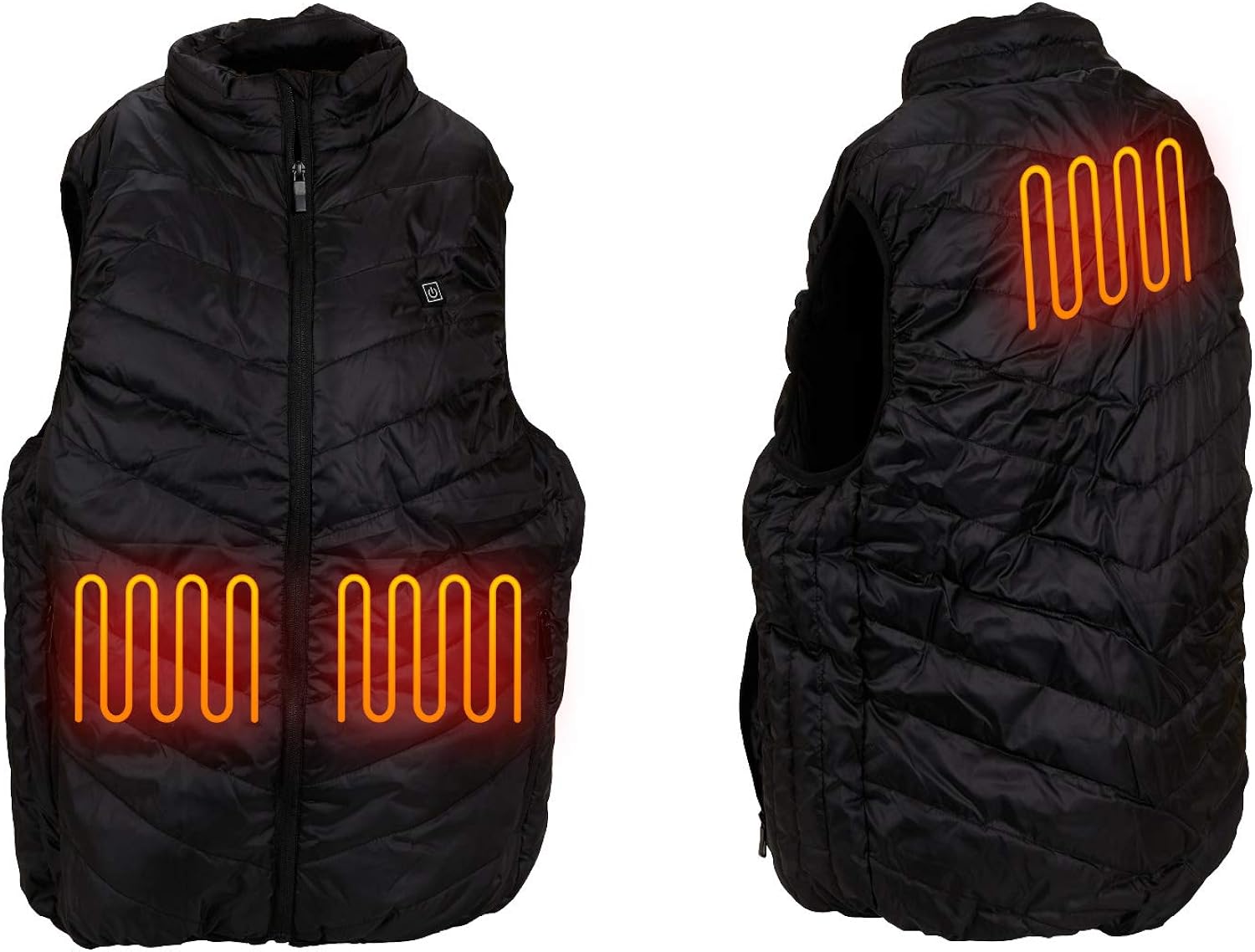 Heated Vest with Adjustable Temperature, USB Powered Vest Jacket