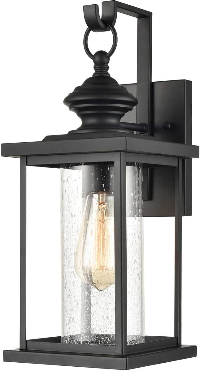 Elk Lighting 45450/1 Sconce, 9 W X 10.5L X 22.75H, Black