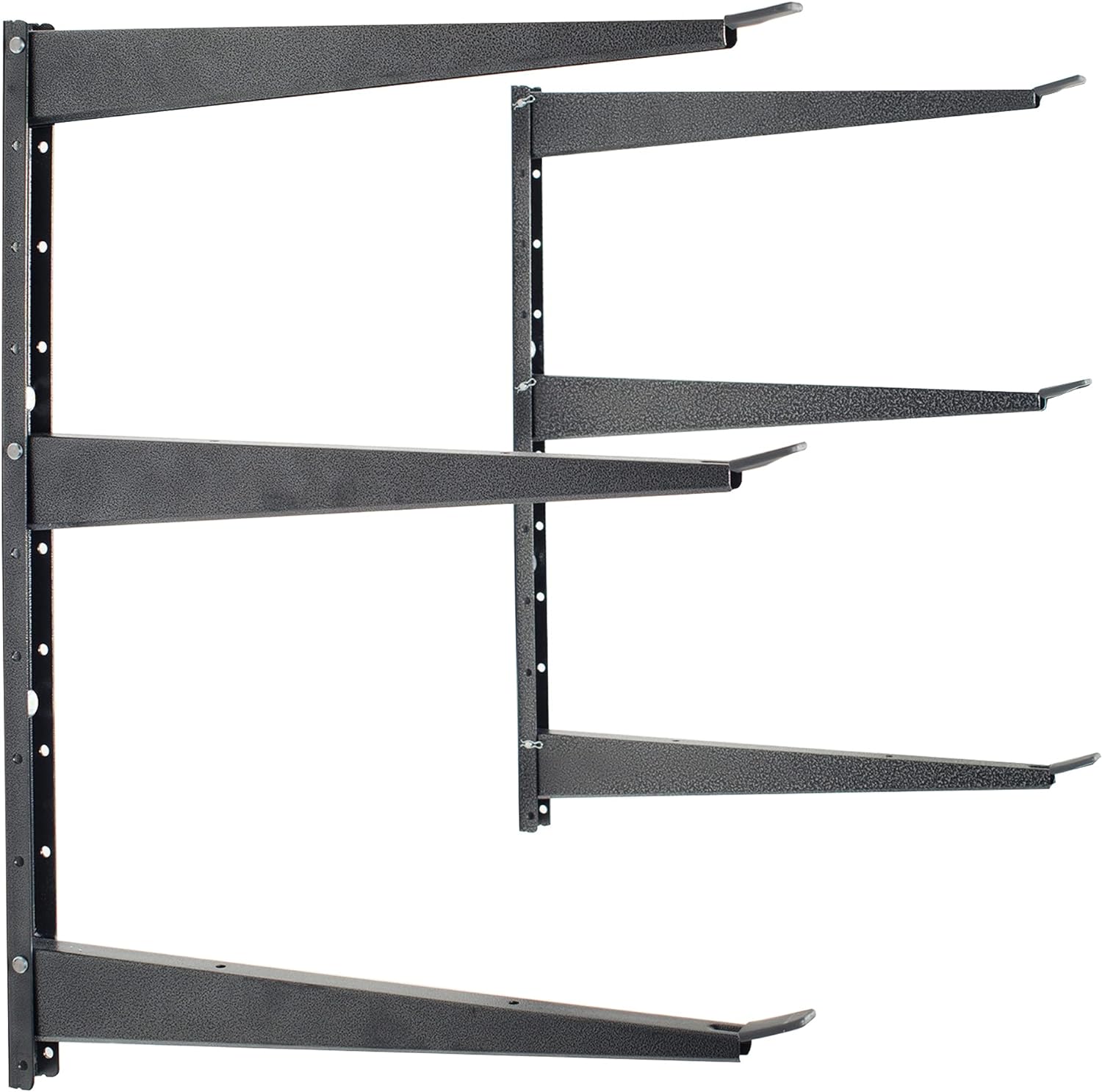Heavy Duty Storage Racks Holds Up To 480lbs by Delta Cycle & Home - Wall Mounted Solution for Garage, Basement or Pantry - Premium Steel & Adjustable Lumbar Rack Organizer - Easy-to-Install