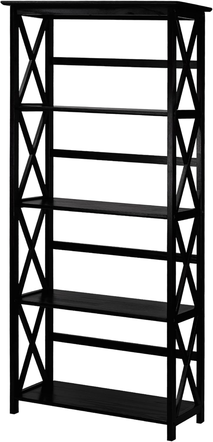 Casual Home Montego 3-Shelf Bookcase, White Pack of 2