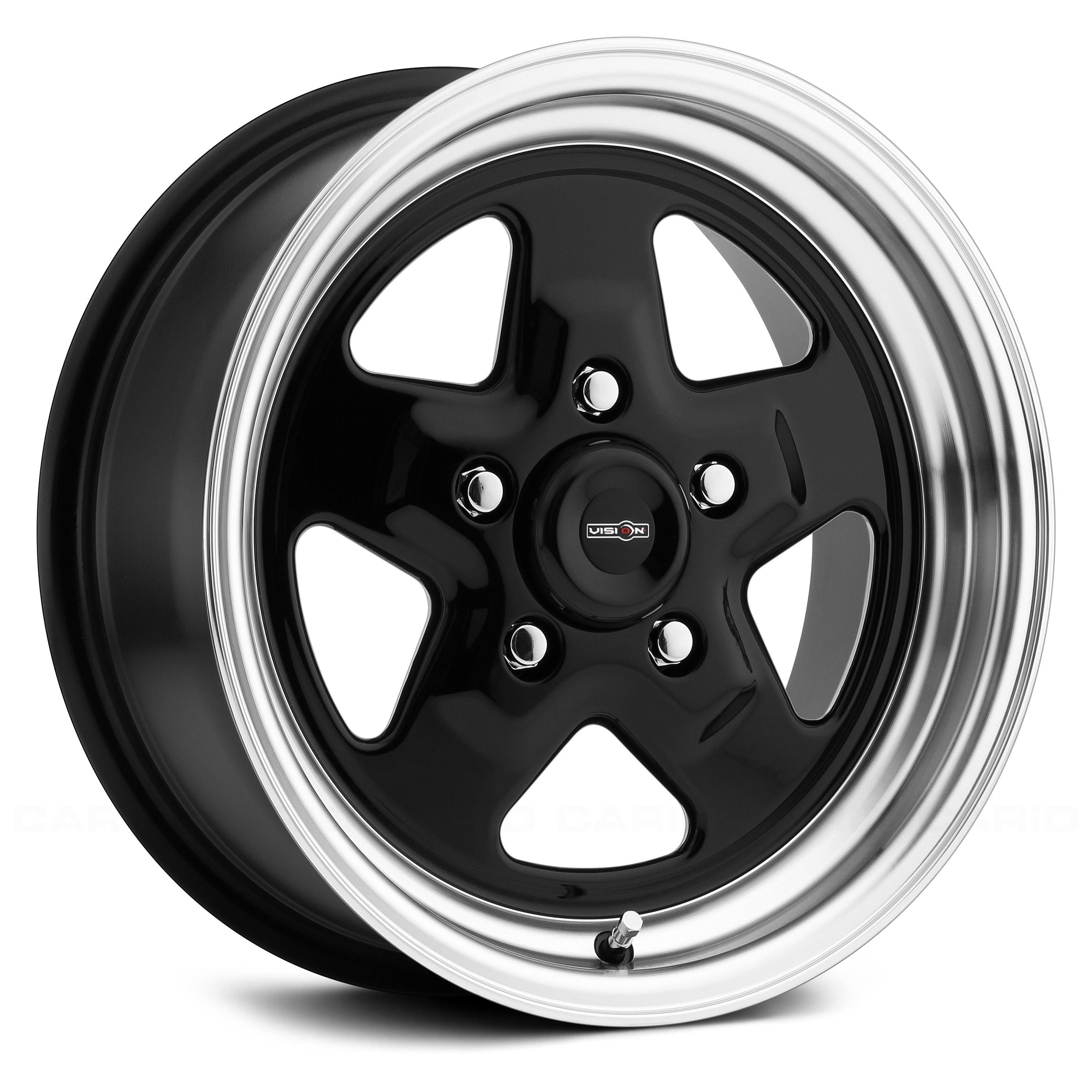 Vision 521 Nitro 15x10 5x4.75 inch +0mm Gloss Black Wheel Rim