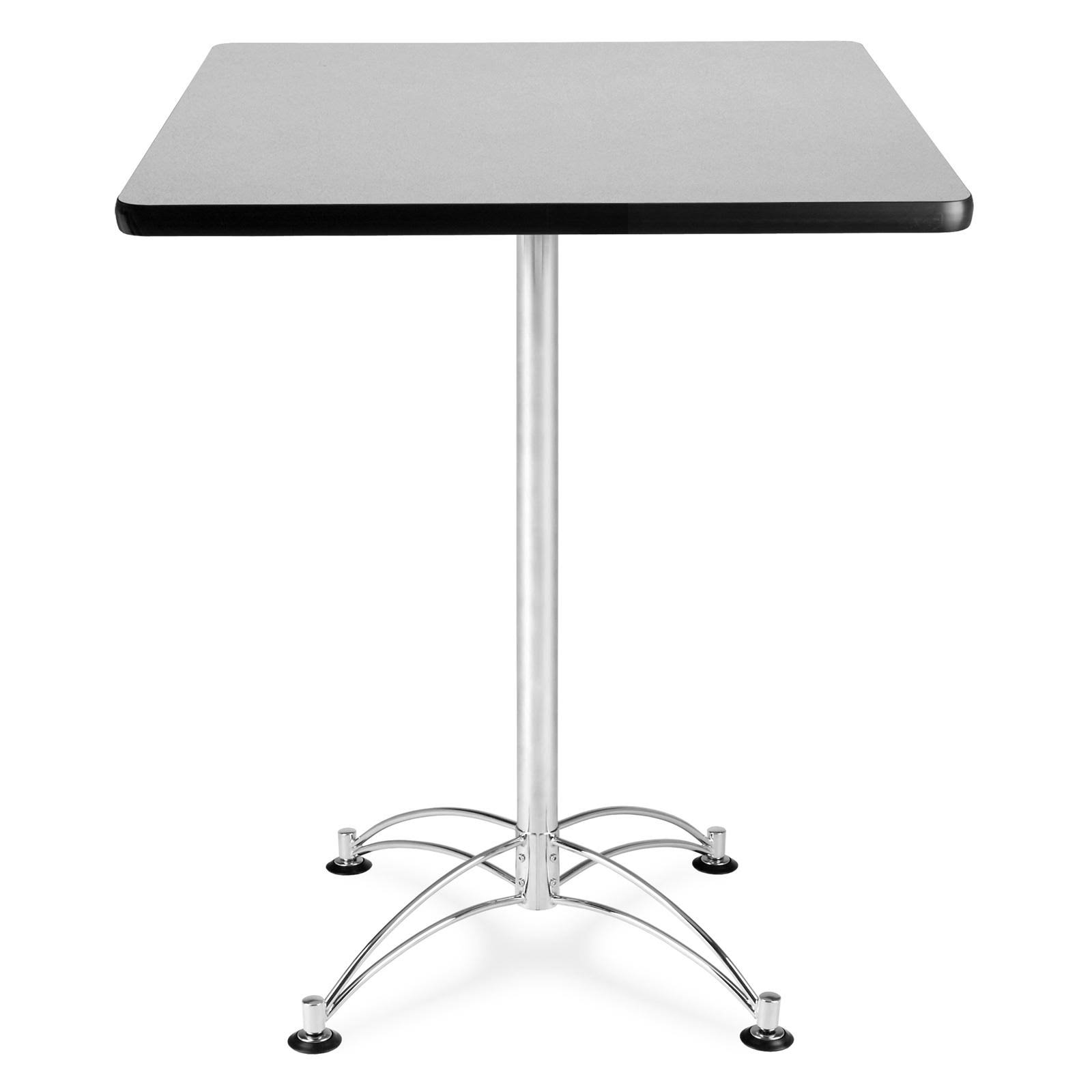 OFM 24x22 Square Black Base Cafe Table-Gray