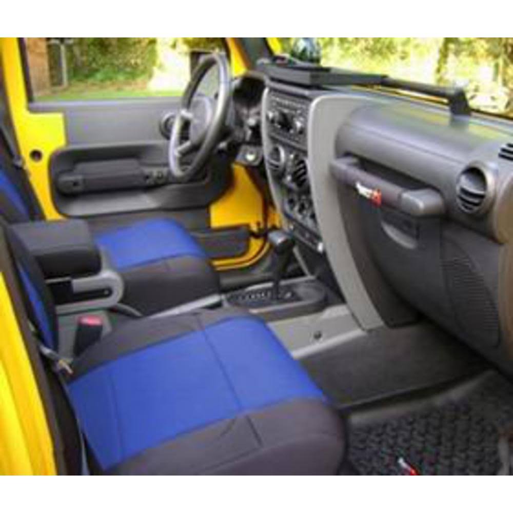 Coverking Neoprene Front Seat Covers (Black/Charcoal) - SPC272