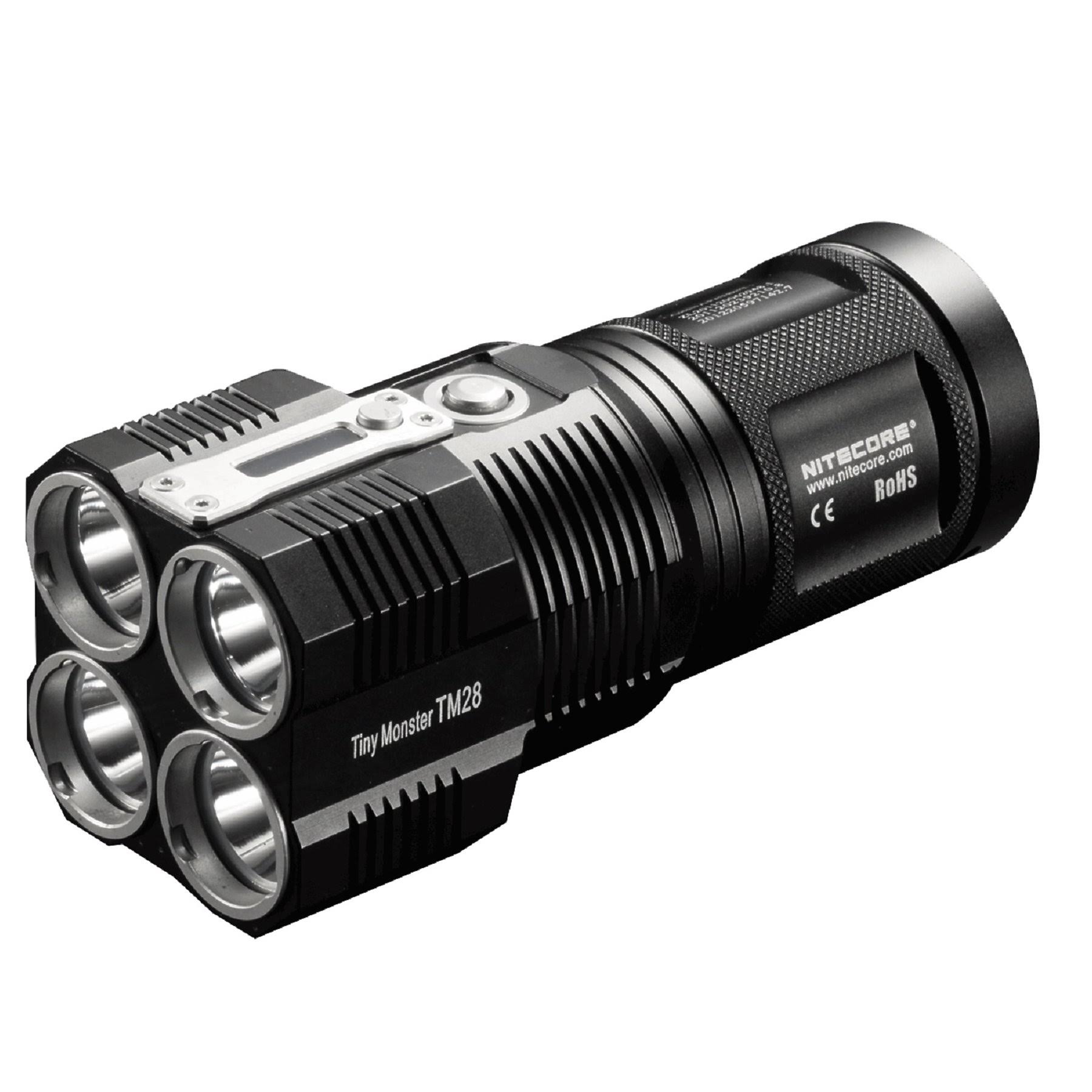 Nitecore TM28 Rechargeable Flashlight Set Black
