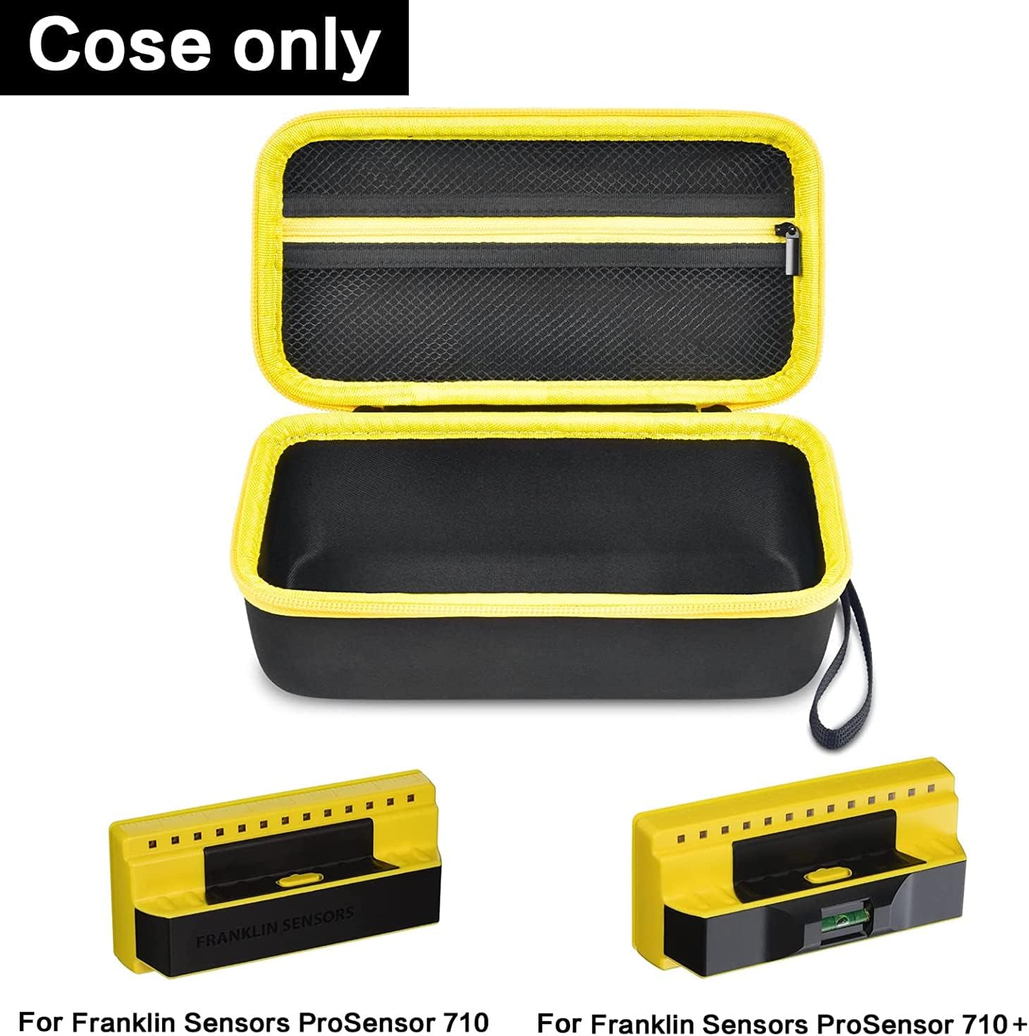 Case Compatible with Franklin Sensors ProSensor 710+ 710 Professional Stud Finder. Carrying Travel Storage Bag Holder with Mesh Pocket for Battery and Other Accessoires (Box Only)