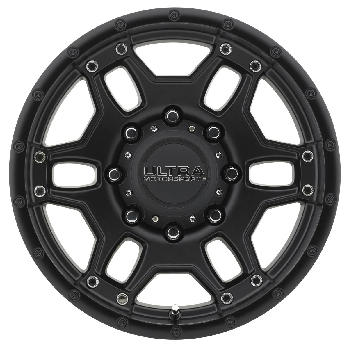 Ultra 178sb Mongoose 16x8 6x139.7 +10mm Satin Black Wheel Rim
