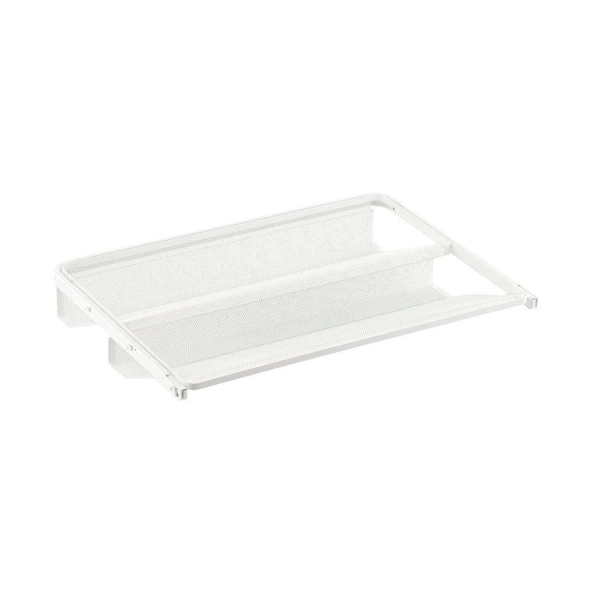 Elfa 2& White Mesh Gliding Shoe Shelf - Each
