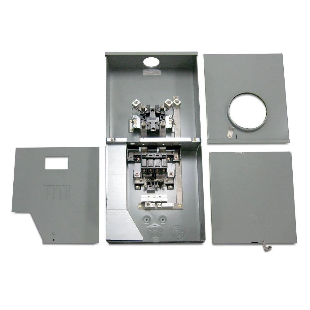 GE 200 Amp 4-Space 8-Circuit Combination Main Breaker/Ringless