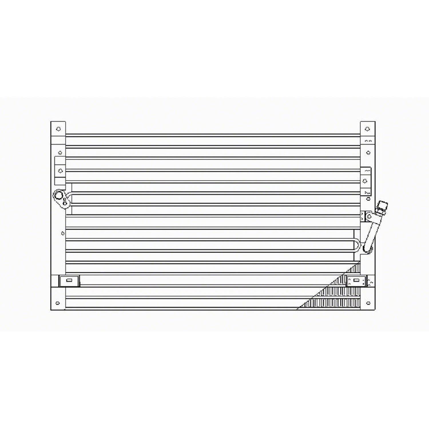 Toyota Tacoma A/C Condenser CND40027