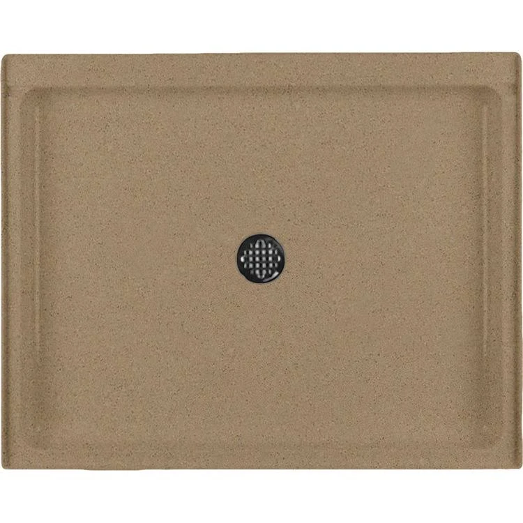 Swan Solid Surface 42-in x 34-in Shower Base in Barley