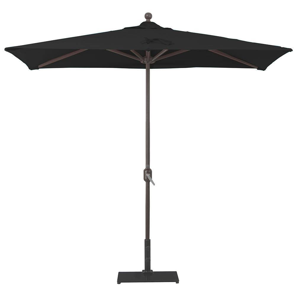 Galtech International-772AB50-Half Wall - 3.5& x 7& Umbrella 50: Black