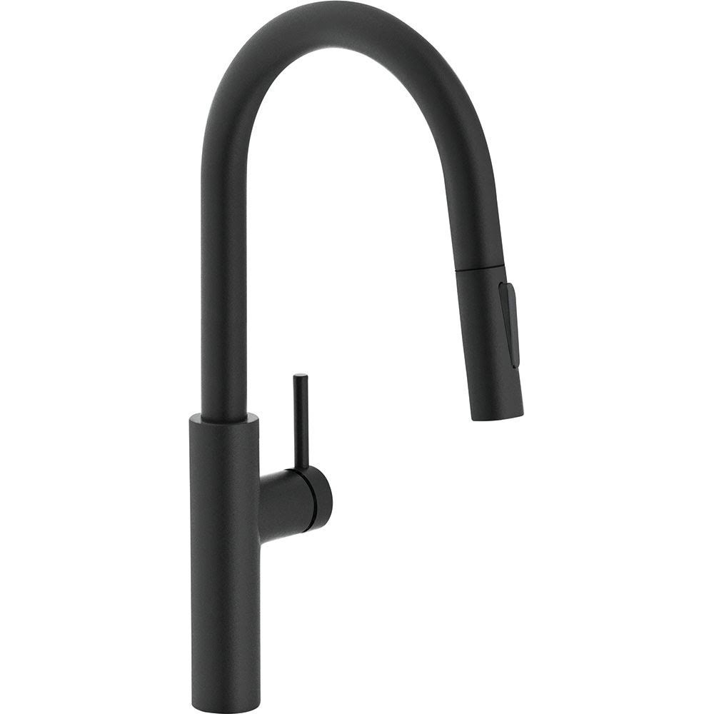 Franke Pescara FF4720 Single Hole Pull Down Kitchen Faucet - Matte Black