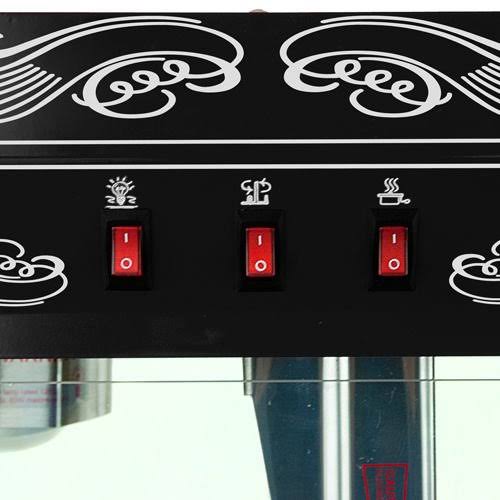 Funtime Sideshow Popper 8 oz. Popcorn Machine and Cart, Black