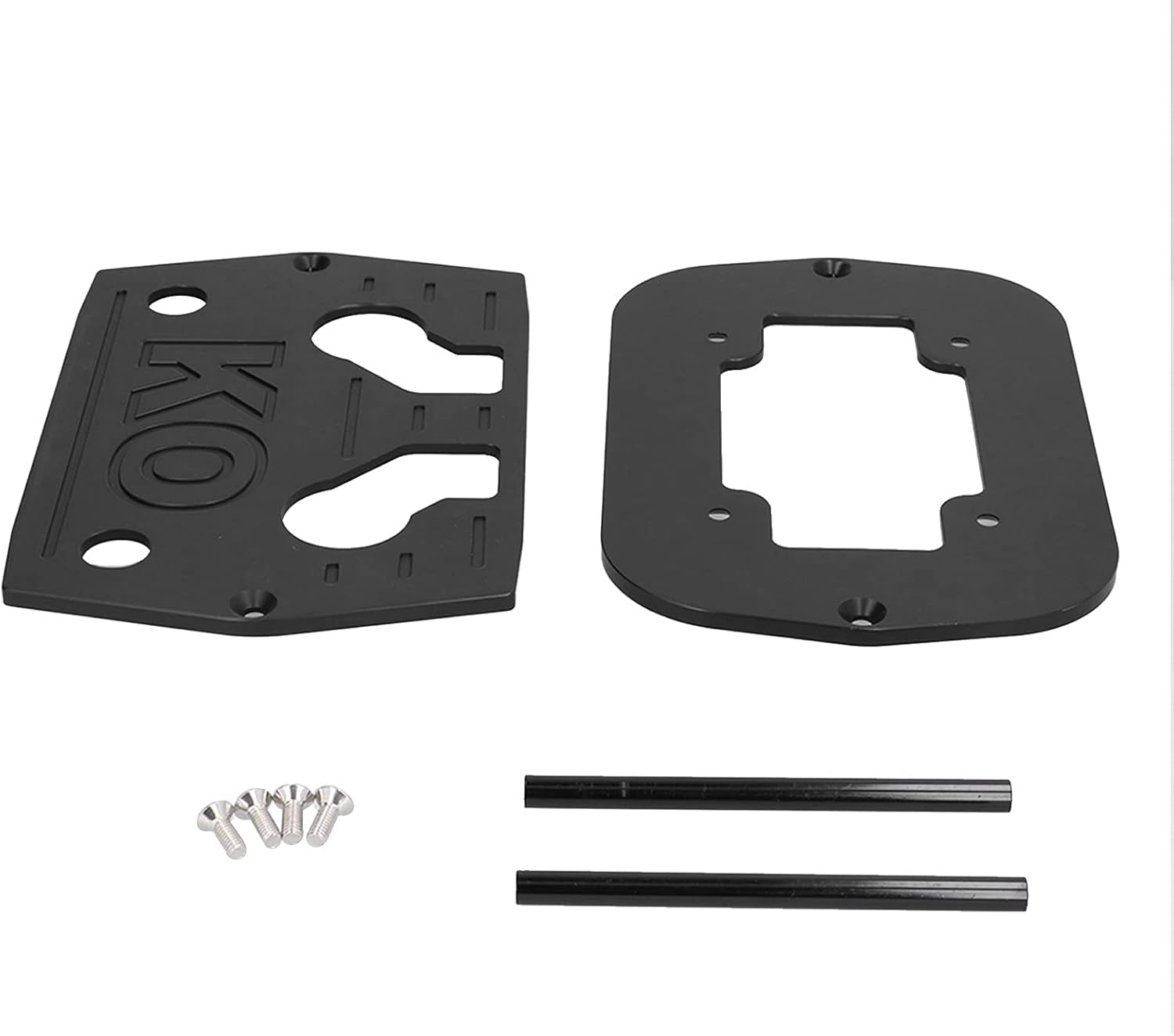 Aramox Battery Tray for Car Truck Boats ATV, Battery Hold Down Tray Bracket Fit for Optima 34/78 Batteries(B (blue))