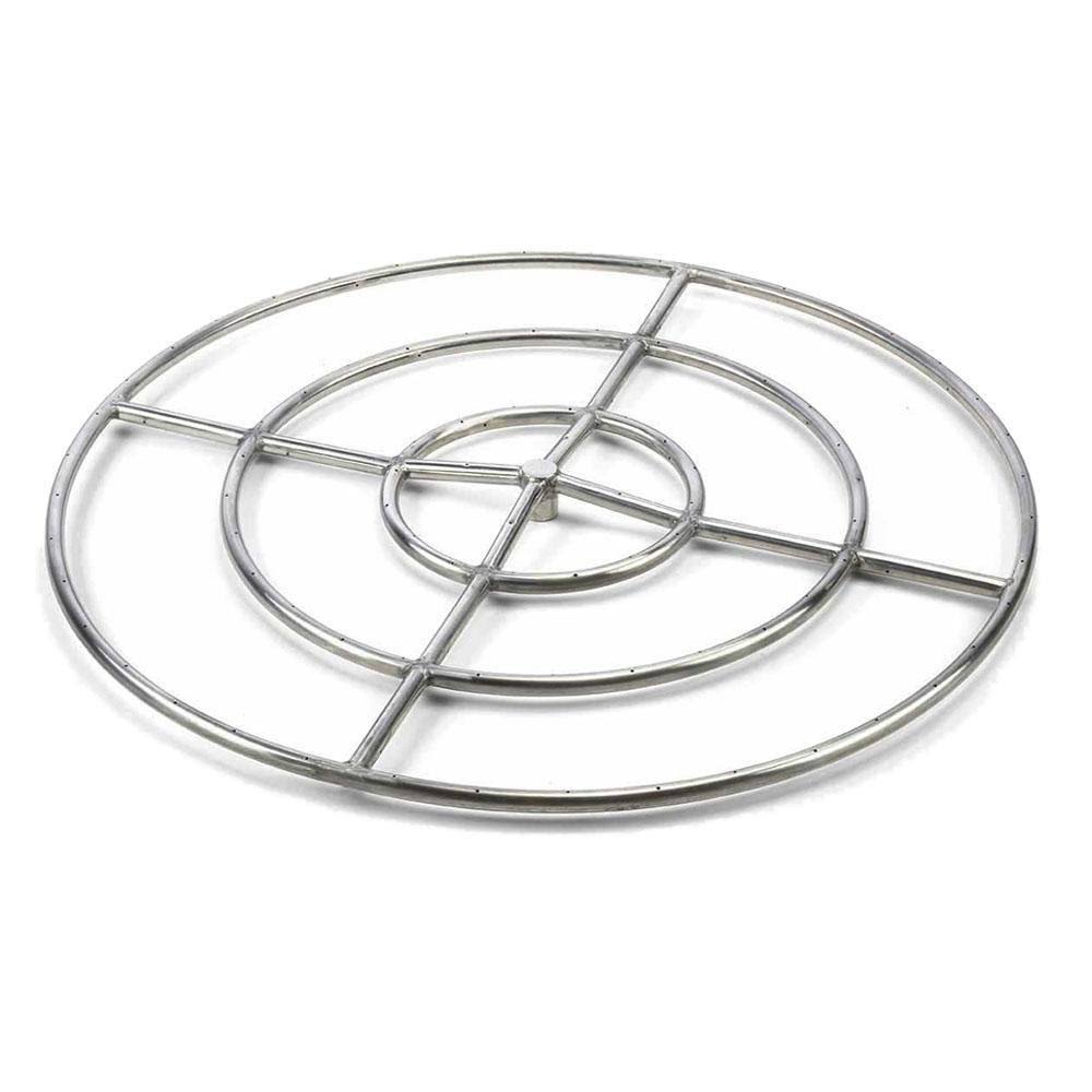 36x22 Round Stainless Steel Fire Ring (High Capacity)