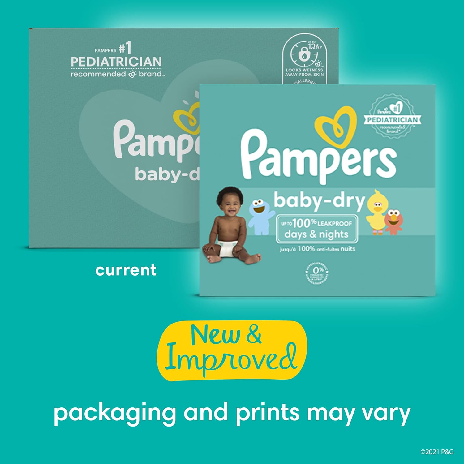 Diapers Size 2, 234 Count - Pampers Baby Dry Disposable Baby Diapers, ONE MONTH SUPPLY Pack of 2
