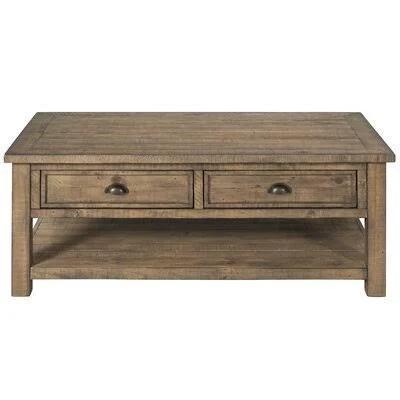 Gracie Oaks Table Basse Simmers Couleur: R&eacute;cup&eacute;r&eacute; Naturel