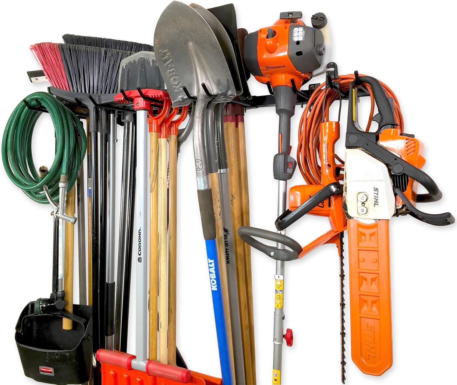 StoreYourBoard Tool Storage Rack, Max, Wall Mount Tools Home and Garage Organizer Storage System, Steel Gear Hanger Pack of 2