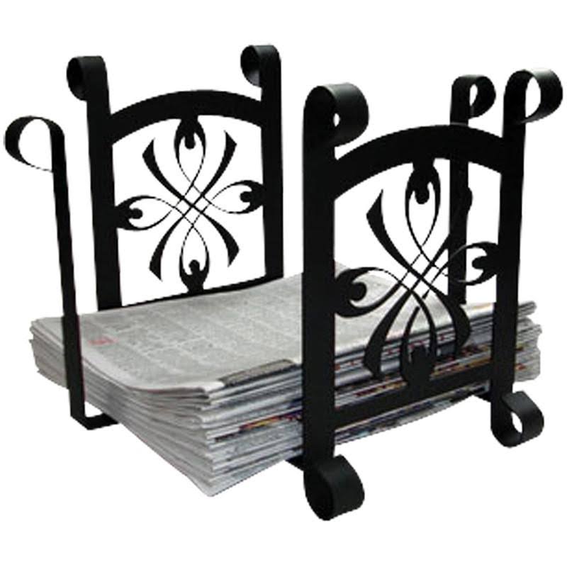 Village Wrought Iron Acorn - Newspaper Recycle Bin