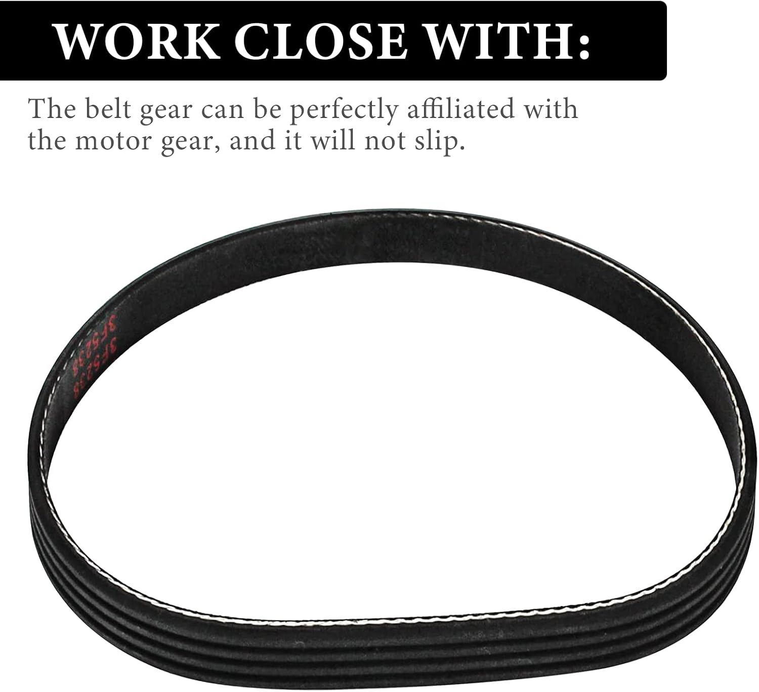Bandsaw Drive Belt 1-JL22020003 - Fits Sears Craftsman 10 Inch Band Saw Motor - Replace 119.214000 124.214000-1 Pack
