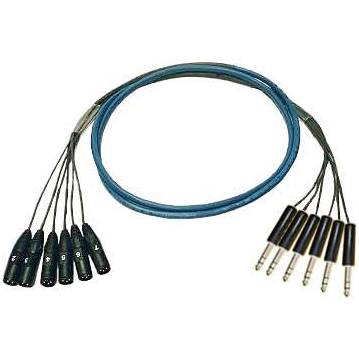 Whirlwind MT-6-M-S-10 10& 6-Channel XLRM-TRSM Multitrack Snake