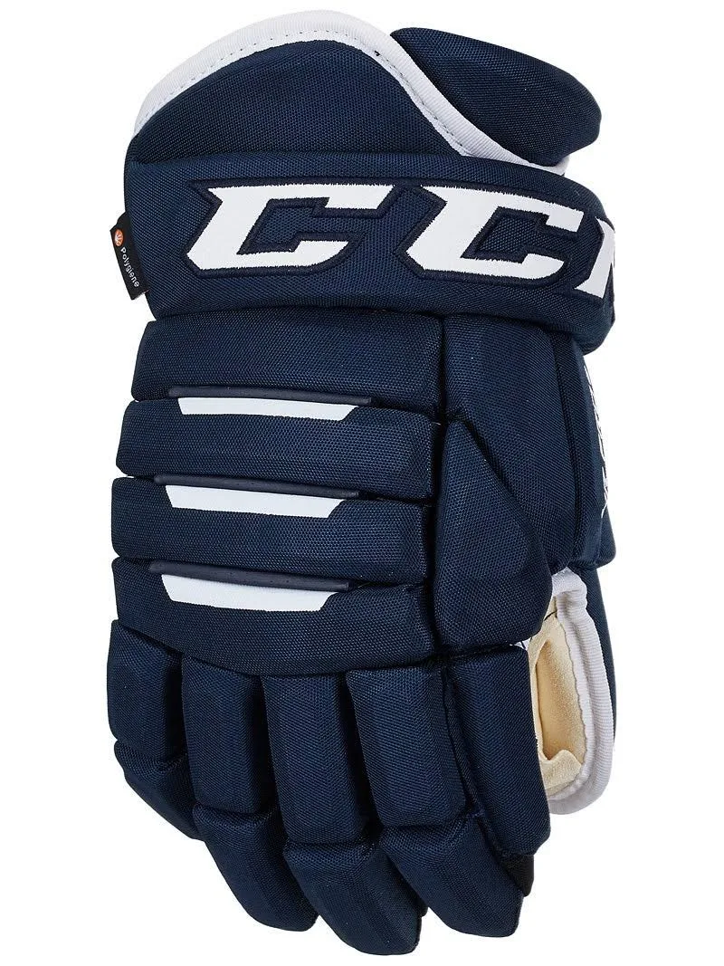 CCM Tacks 4R Pro2 Senior Hockey Gloves - Navy/Navy - 14x22