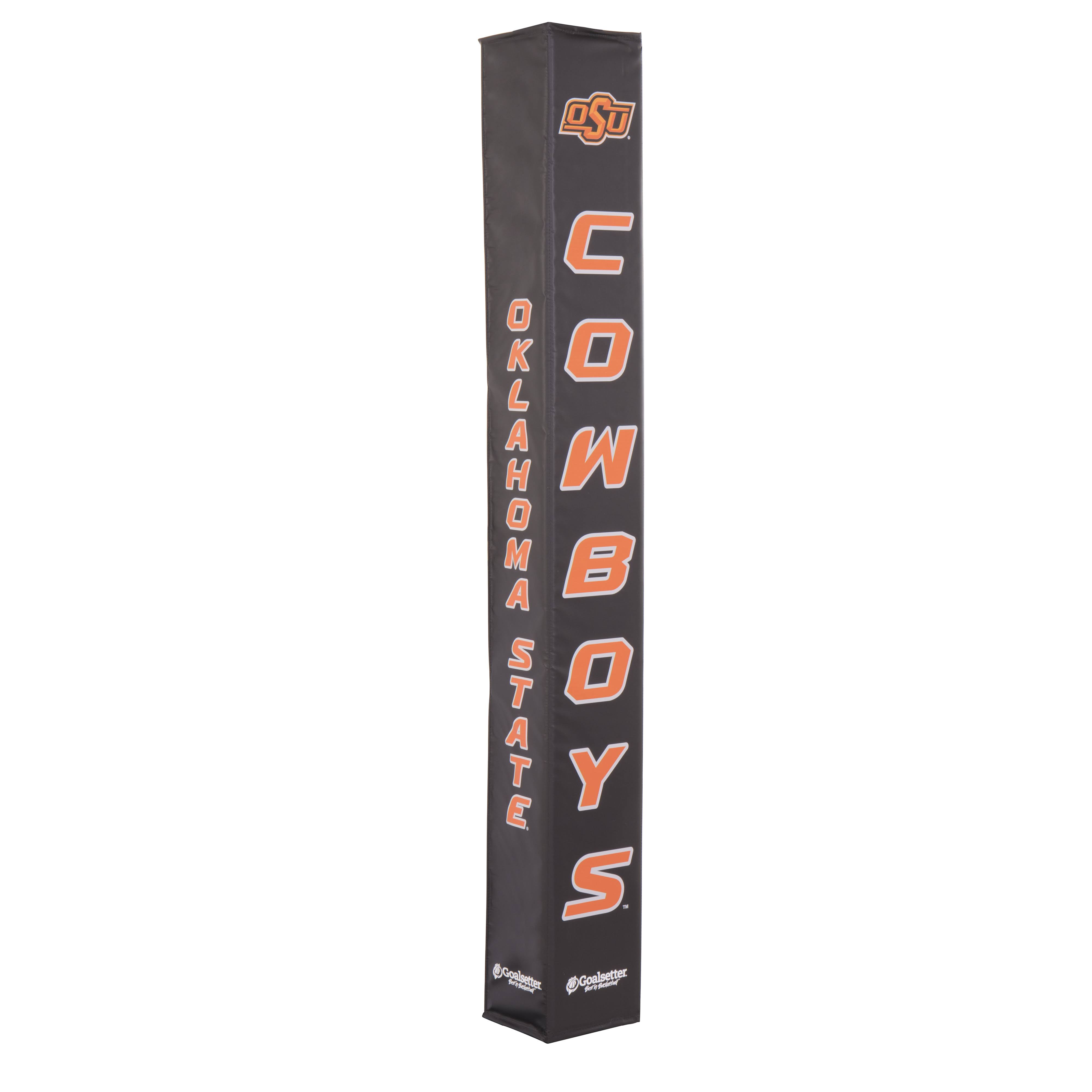 Goalsetter NCAA Basketball Pole Pad, Oklahoma State Cowboys, Black