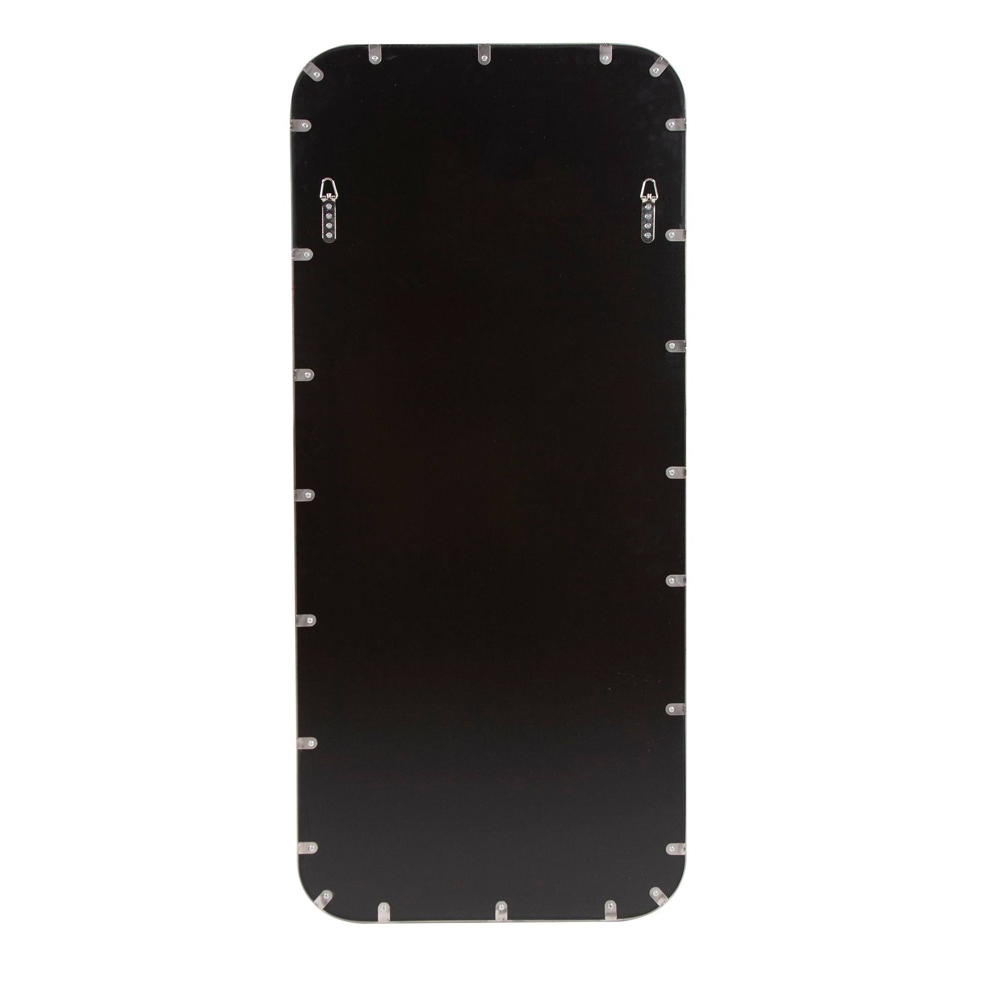 Delacora HE-PHARM-48135-MRR Pharmacy 20x22W Vintage Style Bathroom - Brushed Silver