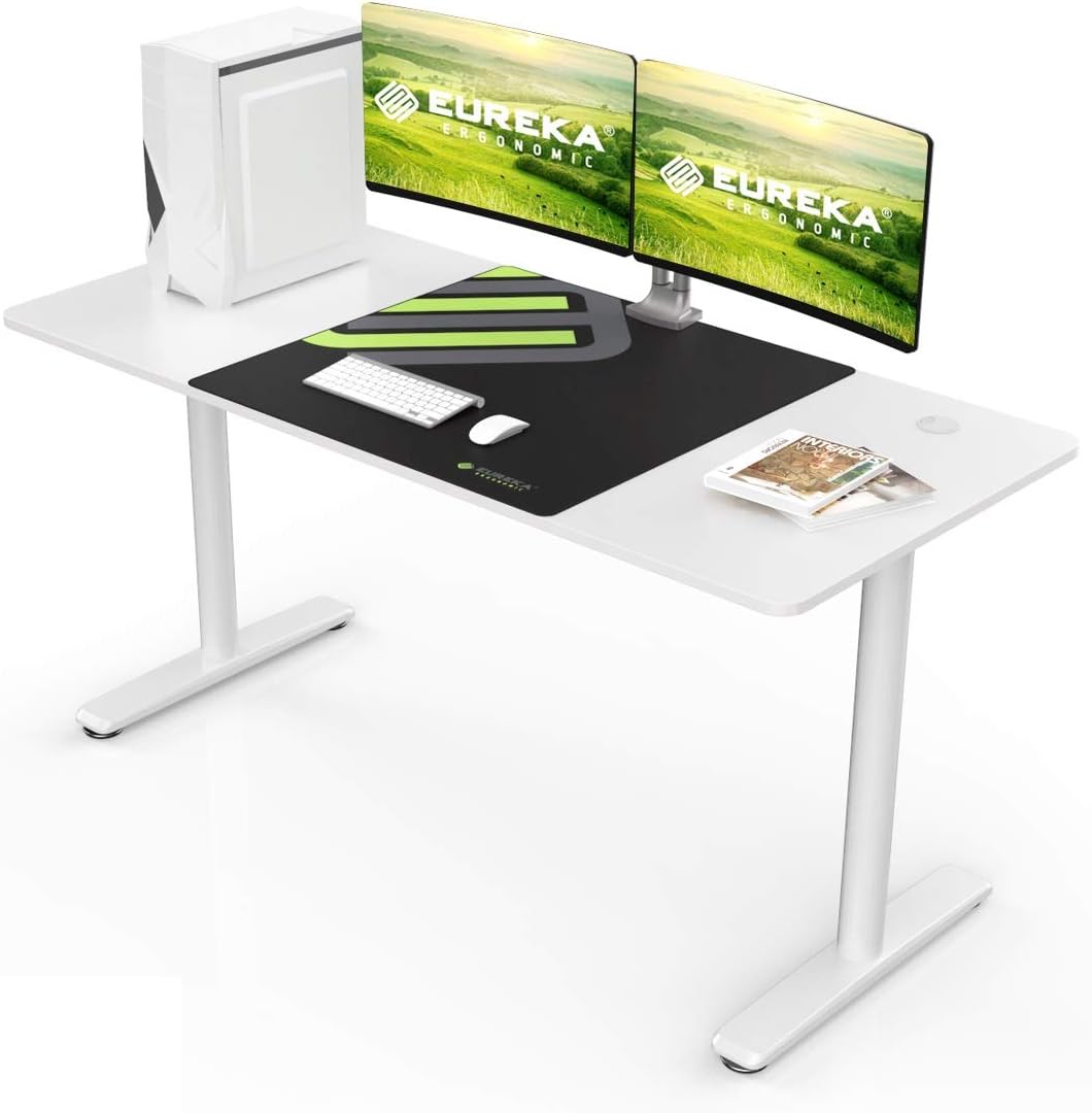 Eureka Ergonomic White Desk 47